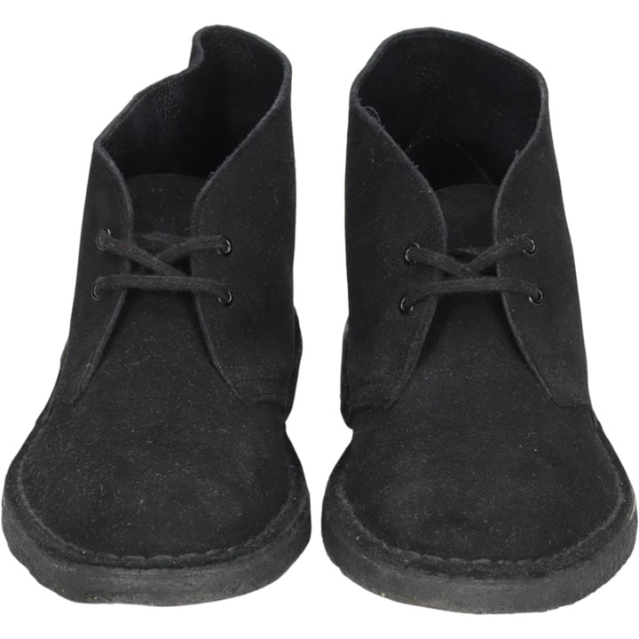 Clarks ORIGINALS Chukka Boots, Size 7 1/2 (M) Women's 24.5cm unclear black type Vintage Second Hand