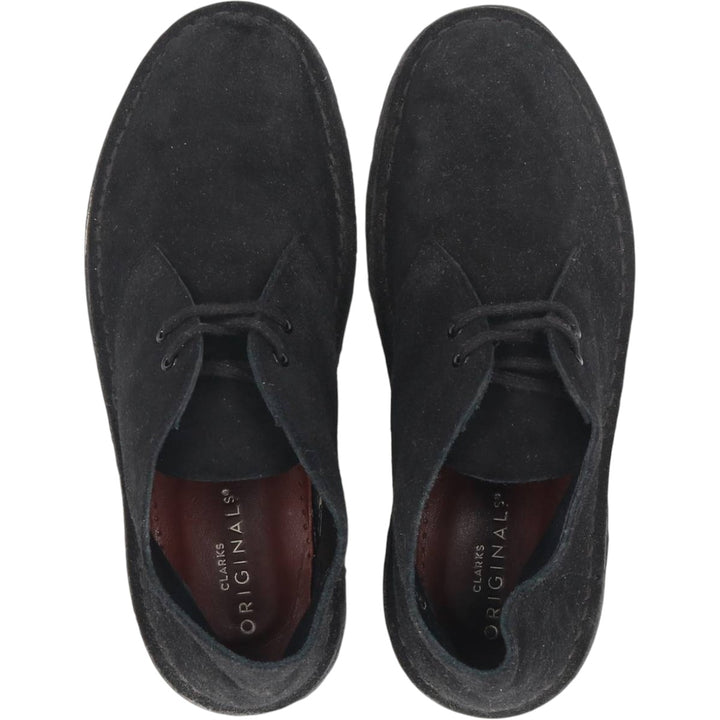 Clarks ORIGINALS Chukka Boots, Size 7 1/2 (M) Women's 24.5cm unclear black type Vintage Second Hand