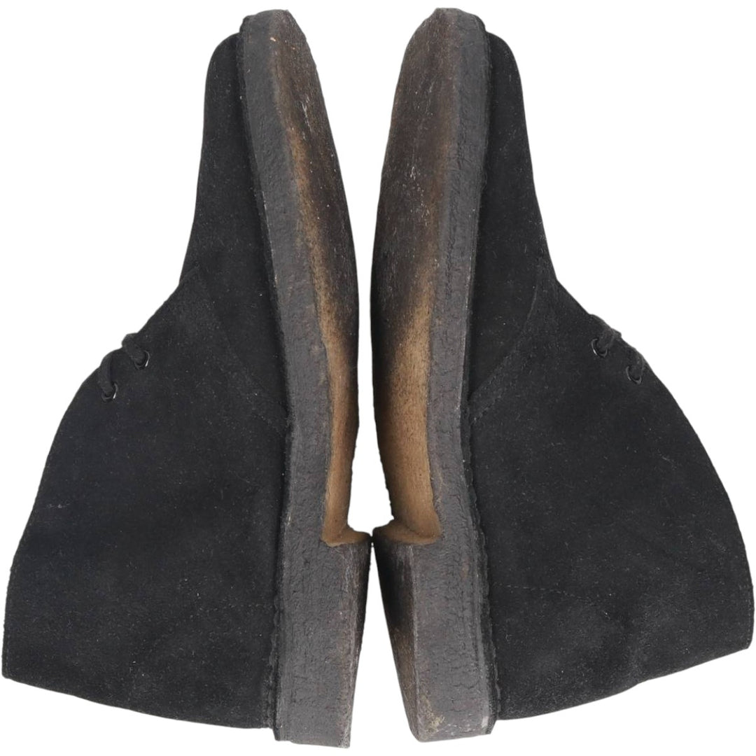 Clarks ORIGINALS Chukka Boots, Size 7 1/2 (M) Women's 24.5cm unclear black type Vintage Second Hand