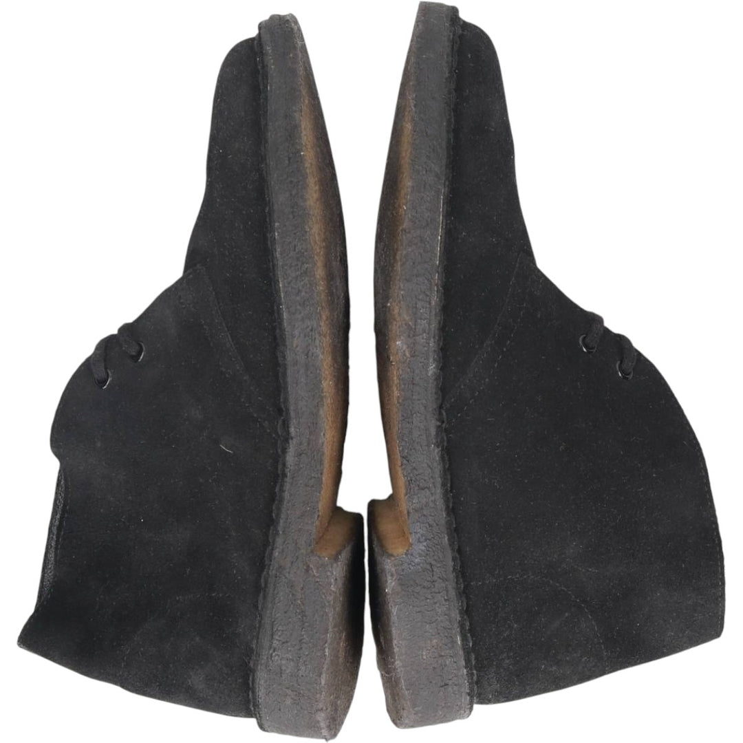 Clarks ORIGINALS Chukka Boots, Size 7 1/2 (M) Women's 24.5cm unclear black type Vintage Second Hand