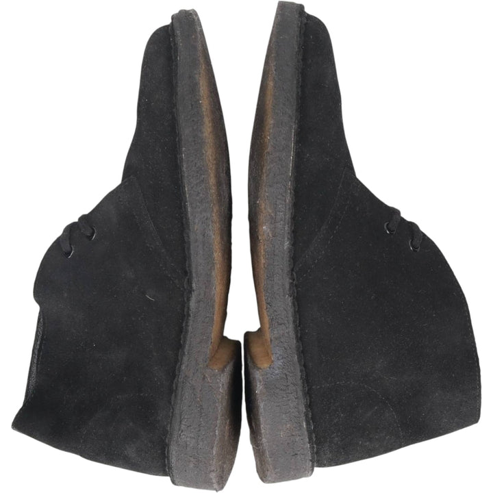 Clarks ORIGINALS Chukka Boots, Size 7 1/2 (M) Women's 24.5cm unclear black type Vintage Second Hand