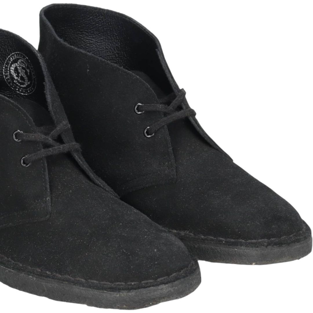 Clarks ORIGINALS Chukka Boots, Size 7 1/2 (M) Women's 24.5cm unclear black type Vintage Second Hand