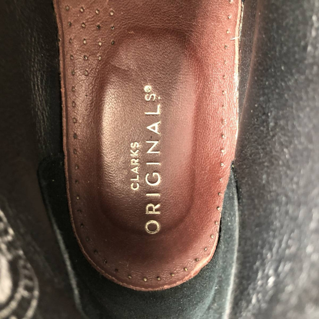 Clarks ORIGINALS Chukka Boots, Size 7 1/2 (M) Women's 24.5cm unclear black type Vintage Second Hand