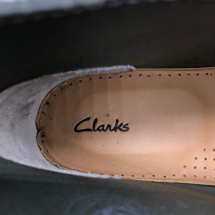 Clarks Wallabee Chukka Boots, Size 8 M Women's 25.0cm unclear Khaki type sage green Vintage Second Hand