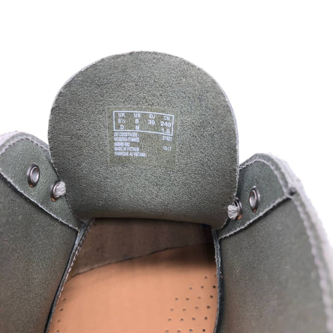 Clarks Wallabee Chukka Boots, Size 8 M Women's 25.0cm unclear Khaki type sage green Vintage Second Hand