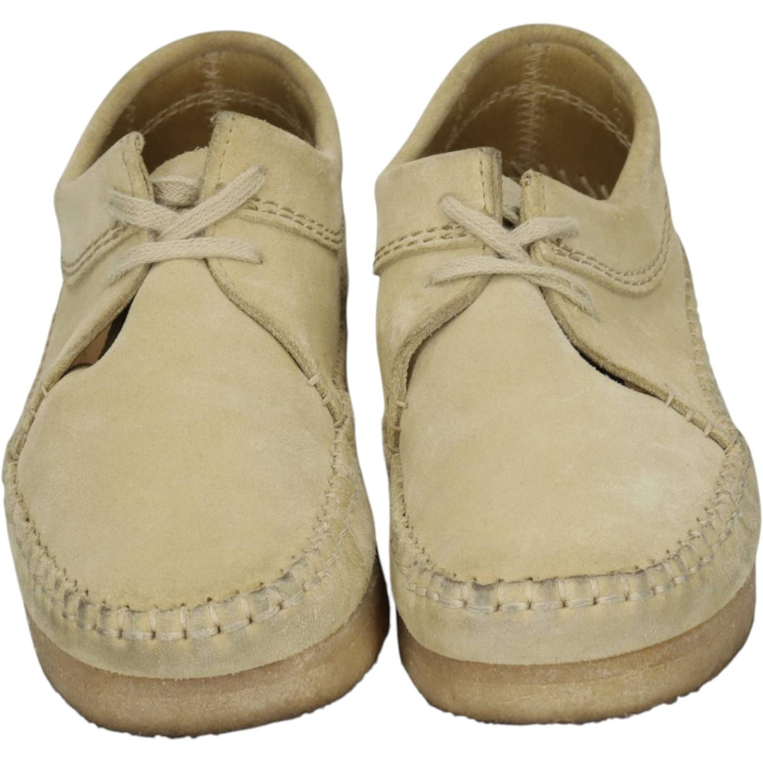 Clarks ORIGINALS WEAVER Moccasin Boots, Size 7 1/2M Women's 24.5cm unclear Beige type Vintage Second Hand