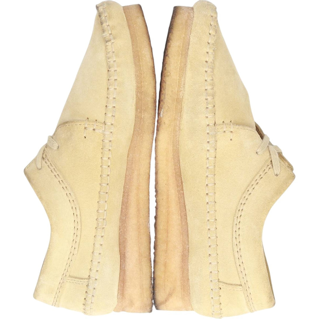 Clarks ORIGINALS WEAVER Moccasin Boots, Size 7 1/2M Women's 24.5cm unclear Beige type Vintage Second Hand