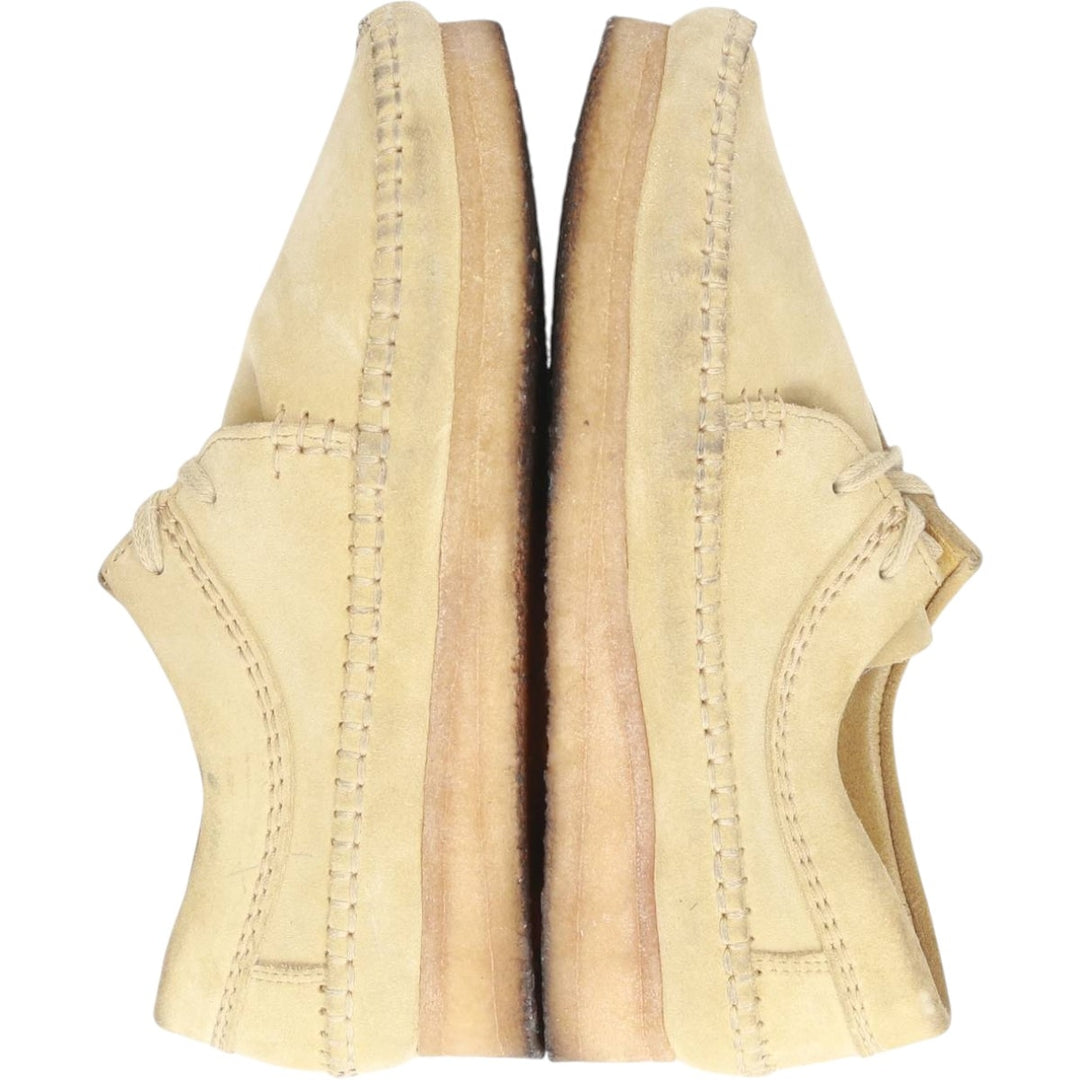 Clarks ORIGINALS WEAVER Moccasin Boots, Size 7 1/2M Women's 24.5cm unclear Beige type Vintage Second Hand