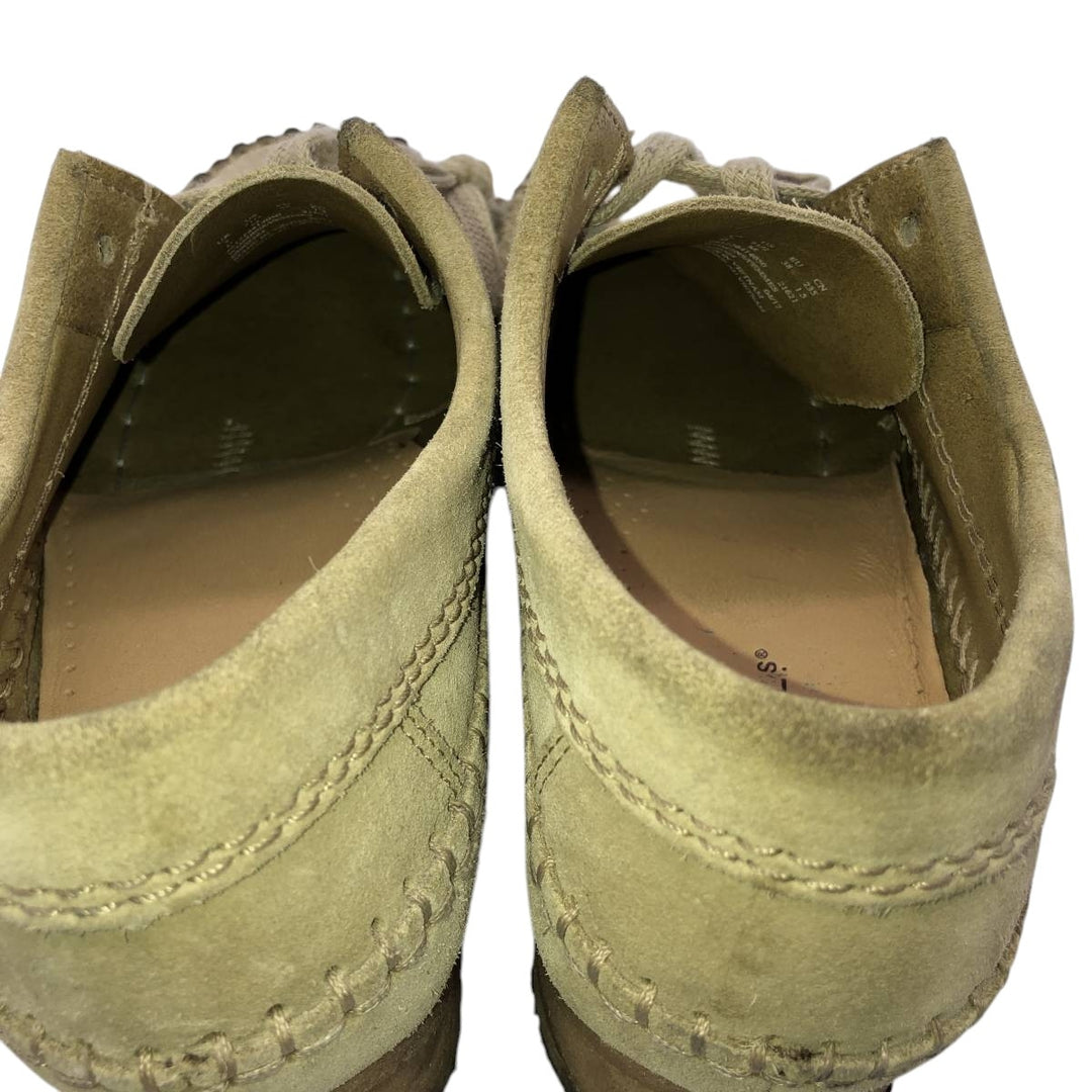 Clarks ORIGINALS WEAVER Moccasin Boots, Size 7 1/2M Women's 24.5cm unclear Beige type Vintage Second Hand