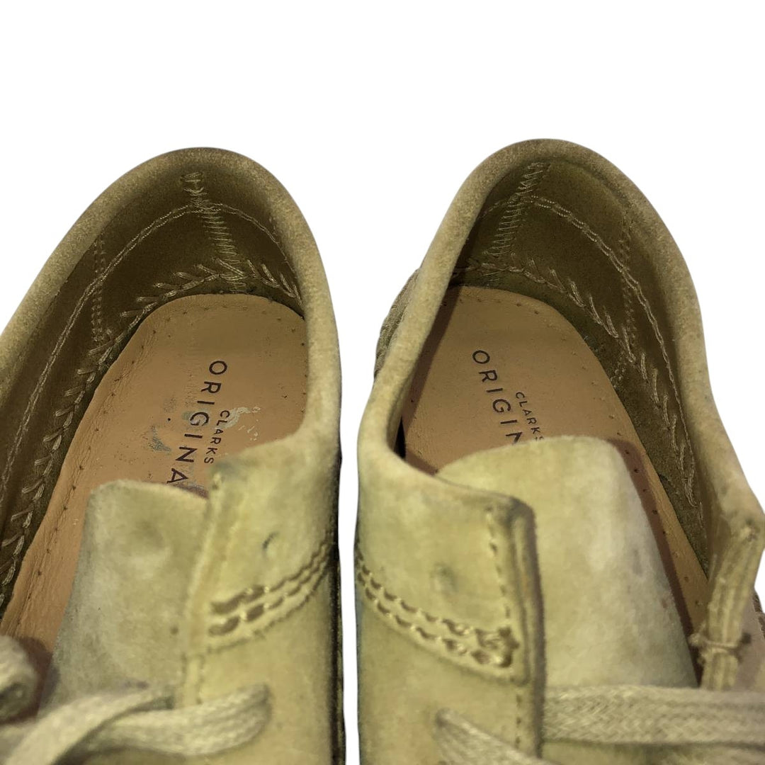 Clarks ORIGINALS WEAVER Moccasin Boots, Size 7 1/2M Women's 24.5cm unclear Beige type Vintage Second Hand