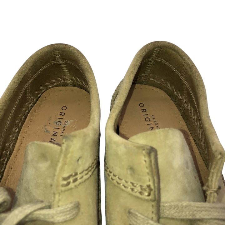 Clarks ORIGINALS WEAVER Moccasin Boots, Size 7 1/2M Women's 24.5cm unclear Beige type Vintage Second Hand