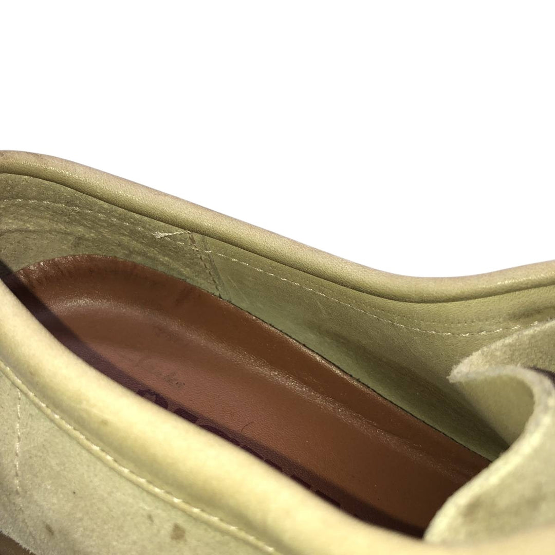 Clarks ORIGINALS Wallabee Chukka Boots, Size 7 1/2 (M) Women's 24.5cm Genuine Leather Suede Beige type Vintage Second Hand