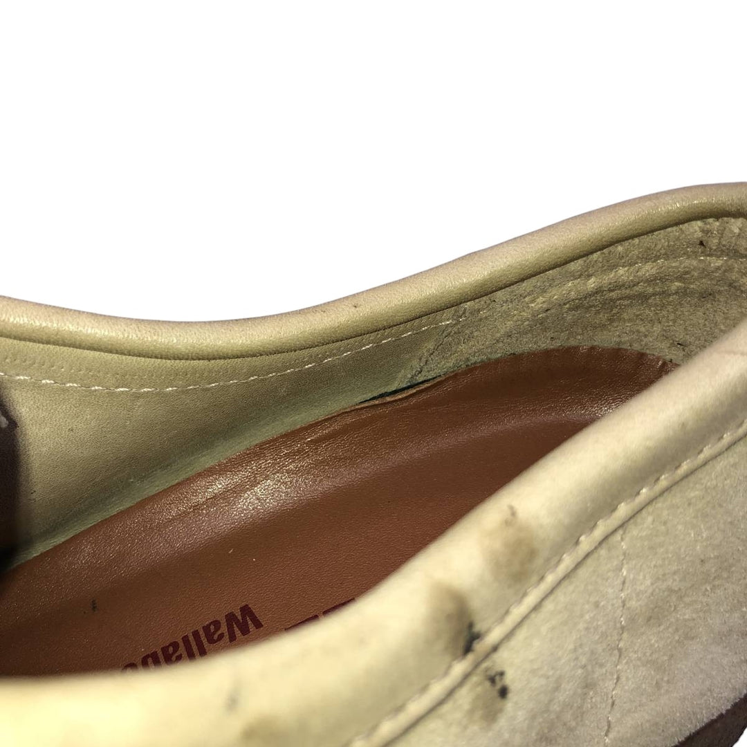 Clarks ORIGINALS Wallabee Chukka Boots, Size 7 1/2 (M) Women's 24.5cm Genuine Leather Suede Beige type Vintage Second Hand