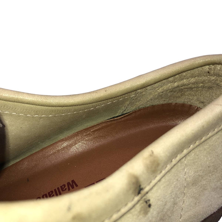 Clarks ORIGINALS Wallabee Chukka Boots, Size 7 1/2 (M) Women's 24.5cm Genuine Leather Suede Beige type Vintage Second Hand