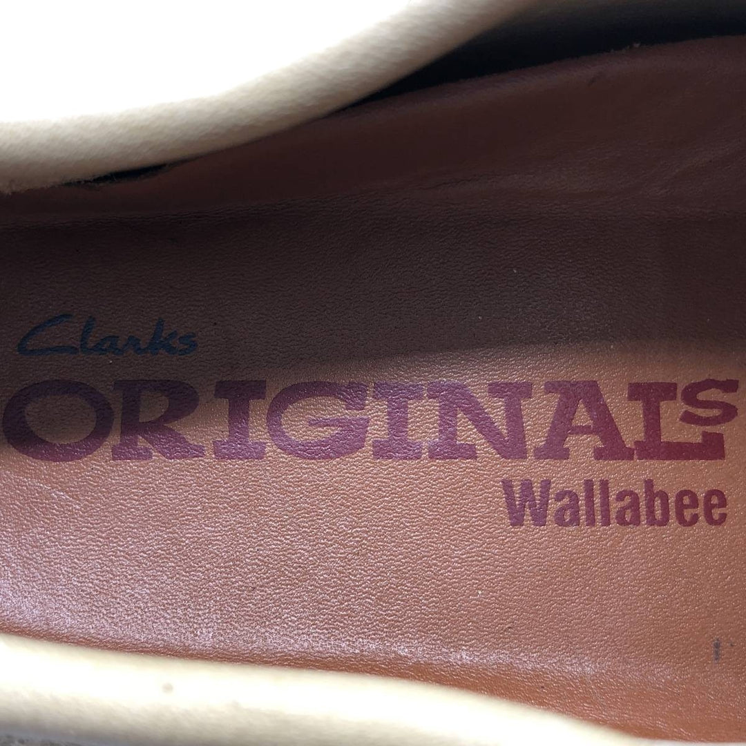 Clarks ORIGINALS Wallabee Chukka Boots, Size 7 1/2 (M) Women's 24.5cm Genuine Leather Suede Beige type Vintage Second Hand