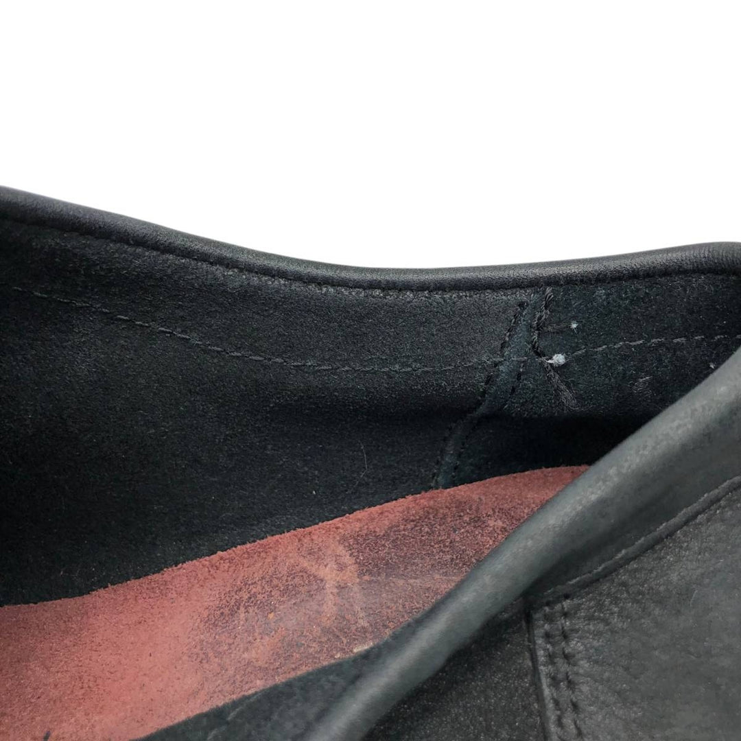 Clarks Wallacraft platform suede Wallabee shoes, size 9 1/2 (M) Women's 25.5cm suede black type Vintage Second Hand