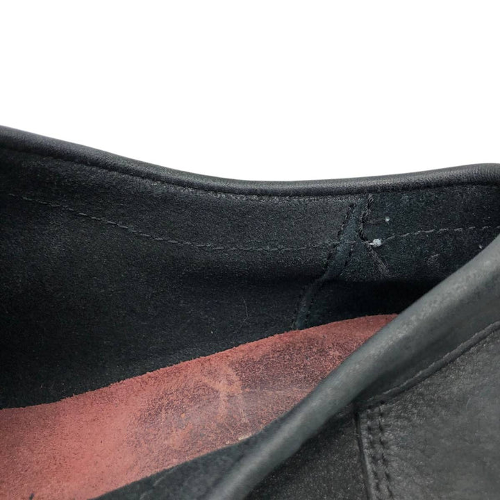 Clarks Wallacraft platform suede Wallabee shoes, size 9 1/2 (M) Women's 25.5cm suede black type Vintage Second Hand