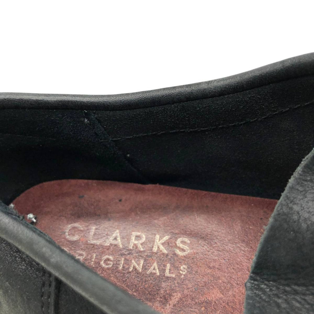 Clarks Wallacraft platform suede Wallabee shoes, size 9 1/2 (M) Women's 25.5cm suede black type Vintage Second Hand