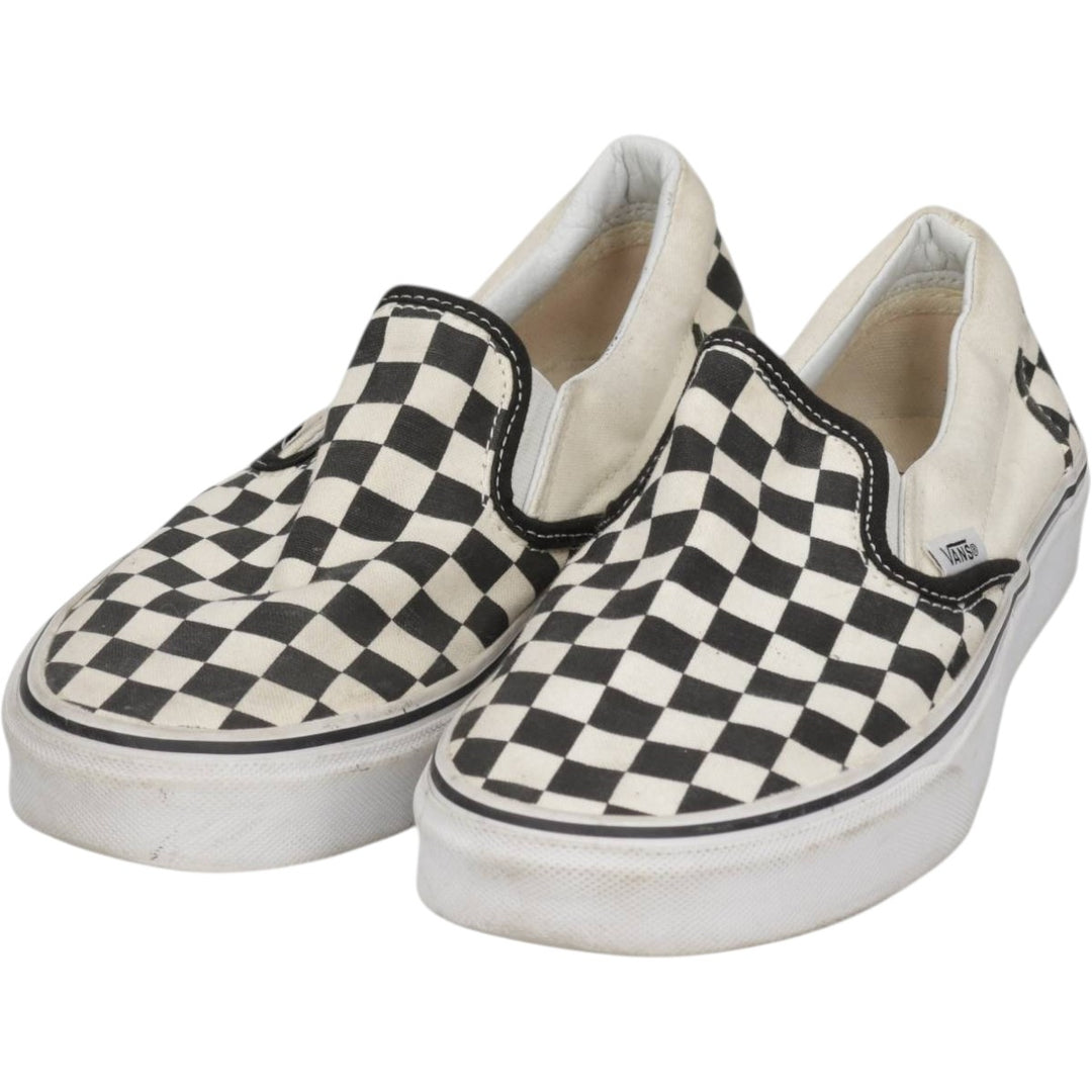 Vans Slip-On Checkerboard Sneakers, Size 6 Women's 23.0cm unclear white type Vintage Second Hand