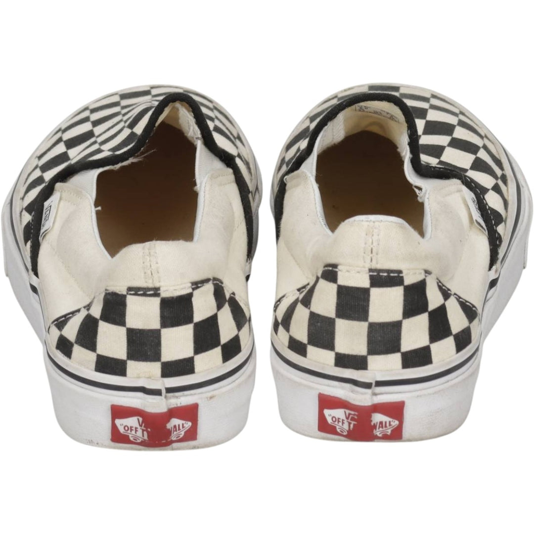 Vans Slip-On Checkerboard Sneakers, Size 6 Women's 23.0cm unclear white type Vintage Second Hand