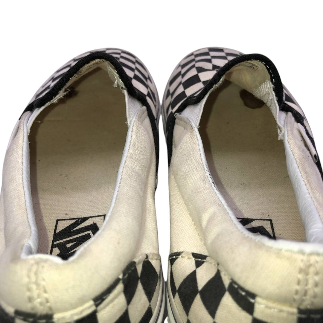 Vans Slip-On Checkerboard Sneakers, Size 6 Women's 23.0cm unclear white type Vintage Second Hand