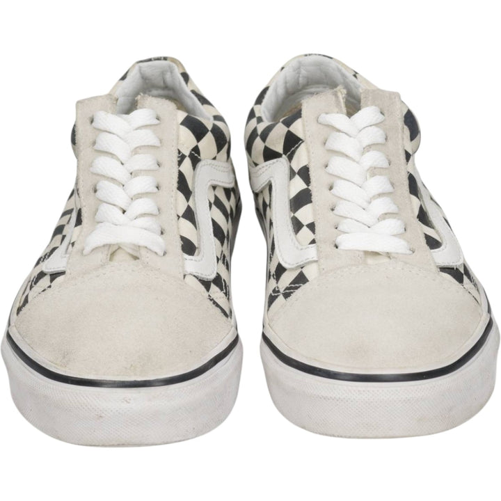 Vans Old Skool Checkerboard Sneakers, Size 5.5 Women's 22.5cm unclear Beige type Vintage Second Hand