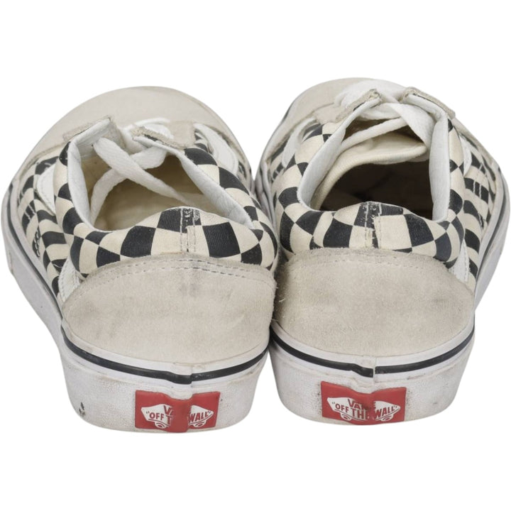 Vans Old Skool Checkerboard Sneakers, Size 5.5 Women's 22.5cm unclear Beige type Vintage Second Hand