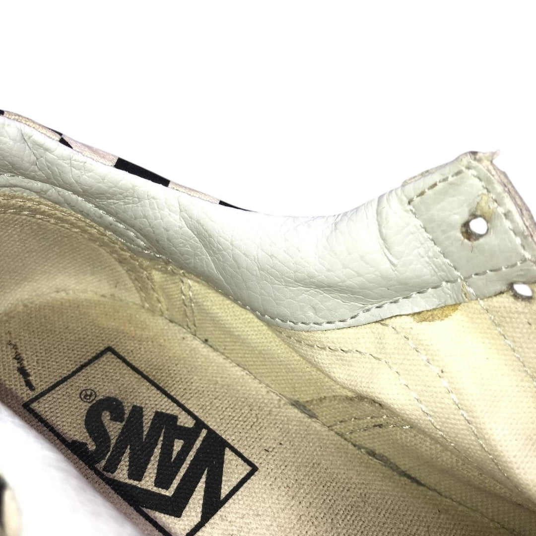 Vans Old Skool Checkerboard Sneakers, Size 5.5 Women's 22.5cm unclear Beige type Vintage Second Hand