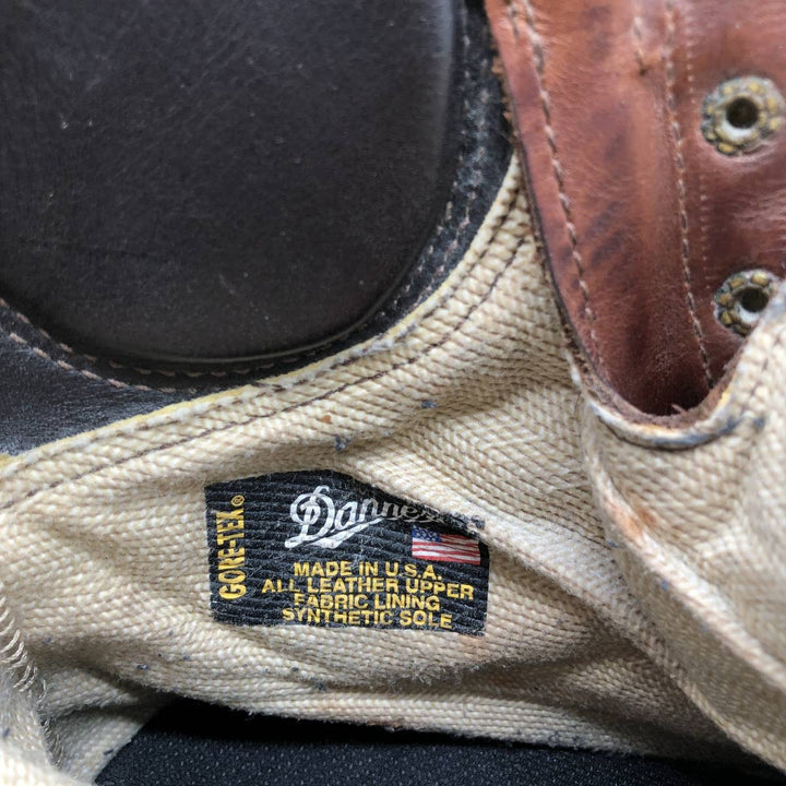 Danner Gore-Tex Boot Work Boots, Made in USA, Size 7 1/2 D Men's 25.5cm genuine leather brown type Vintage Second Hand