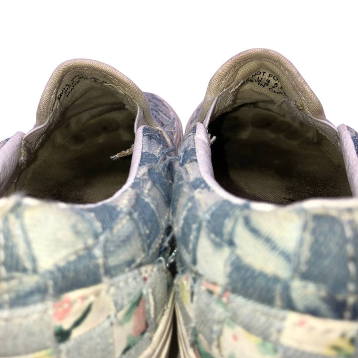 Vans all-over botanical pattern platform sneakers (sample) size 5.5 Women's 22.5cm unclear blue type Vintage Second Hand