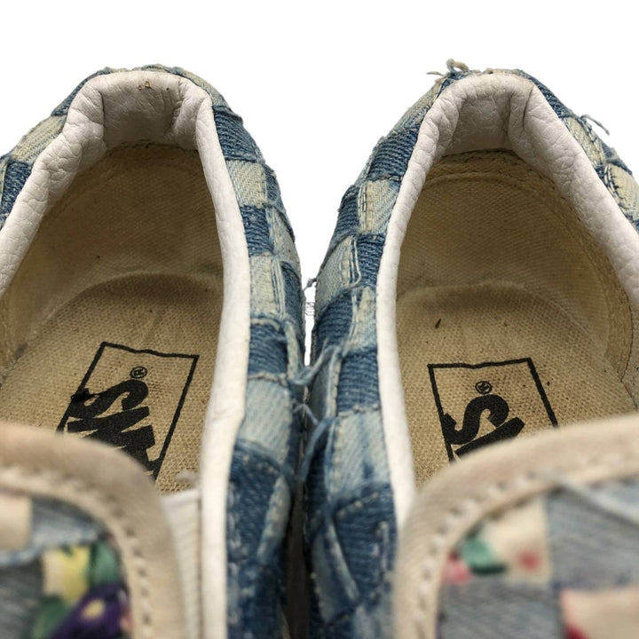 Vans all-over botanical pattern platform sneakers (sample) size 5.5 Women's 22.5cm unclear blue type Vintage Second Hand