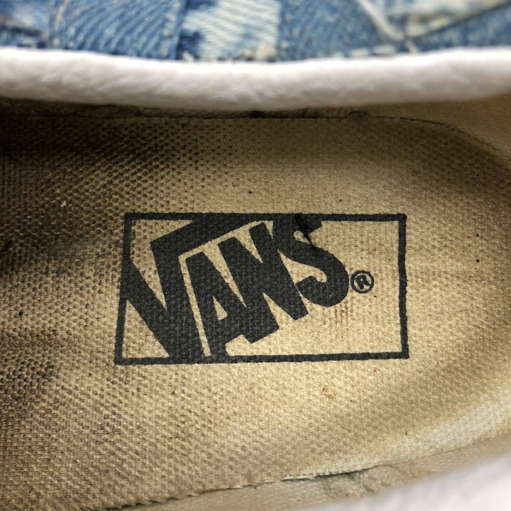 Vans all-over botanical pattern platform sneakers (sample) size 5.5 Women's 22.5cm unclear blue type Vintage Second Hand