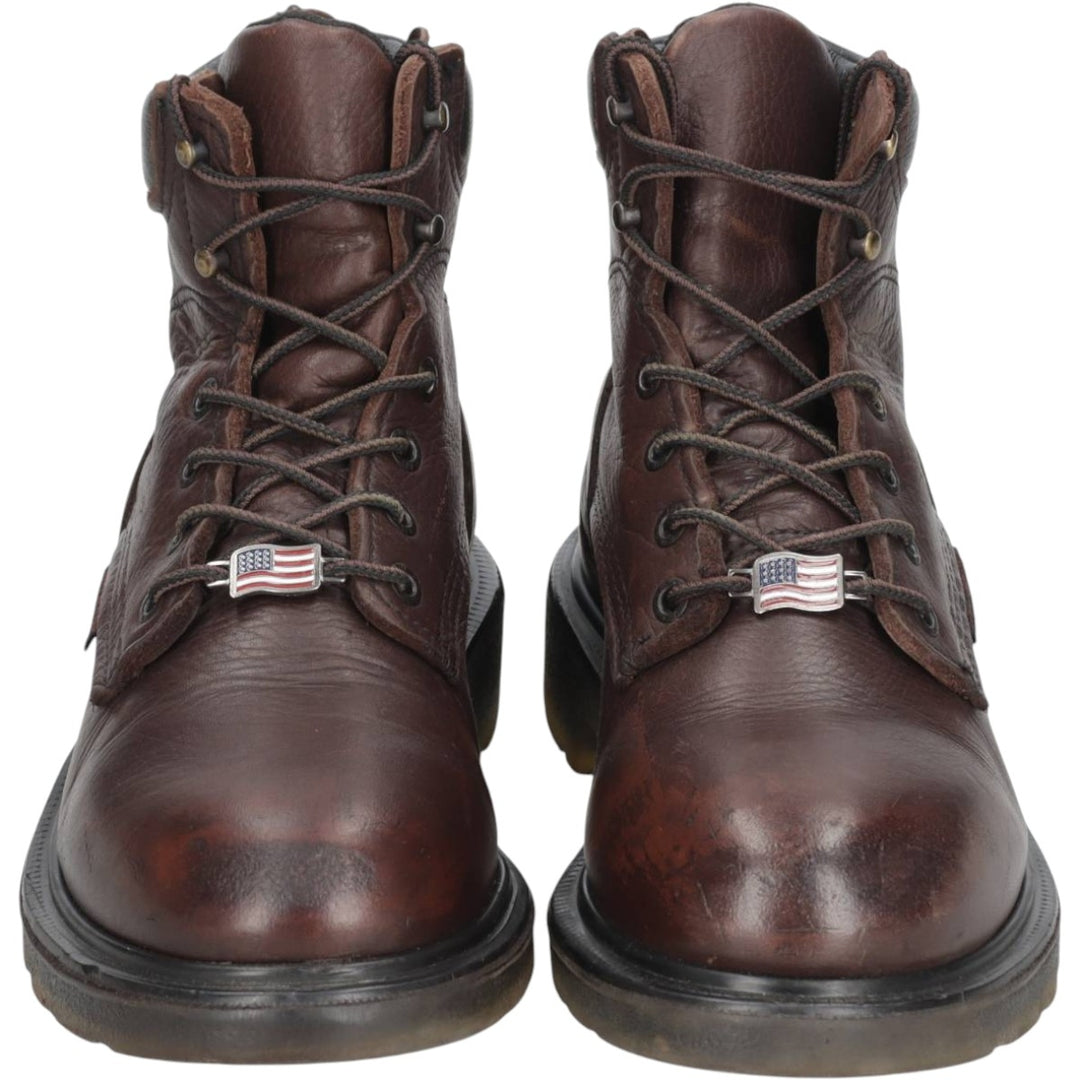 Red Wing 606 Work Boots, Made in USA, Size 6 D Women's 23.0cm genuine leather burgundy type Vintage Second Hand