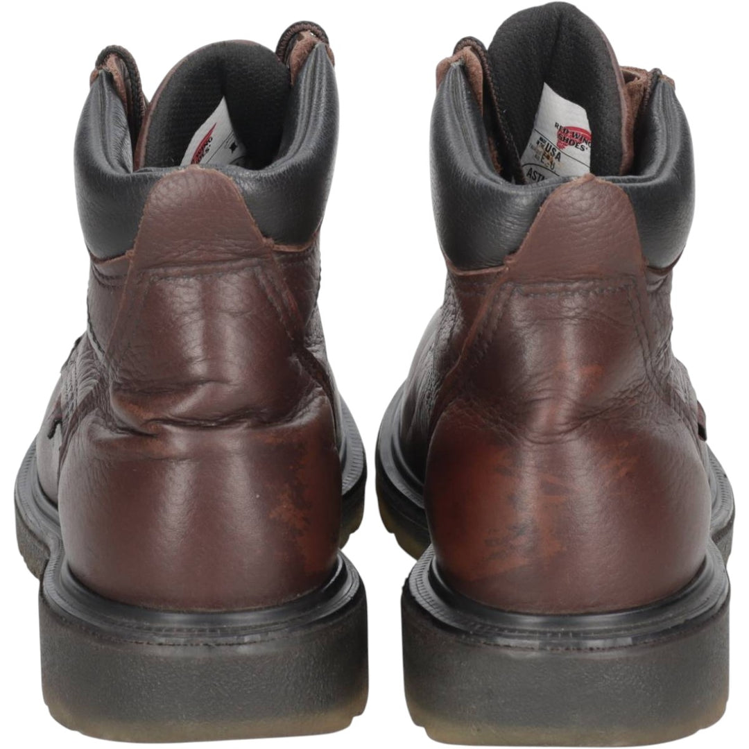 Red Wing 606 Work Boots, Made in USA, Size 6 D Women's 23.0cm genuine leather burgundy type Vintage Second Hand