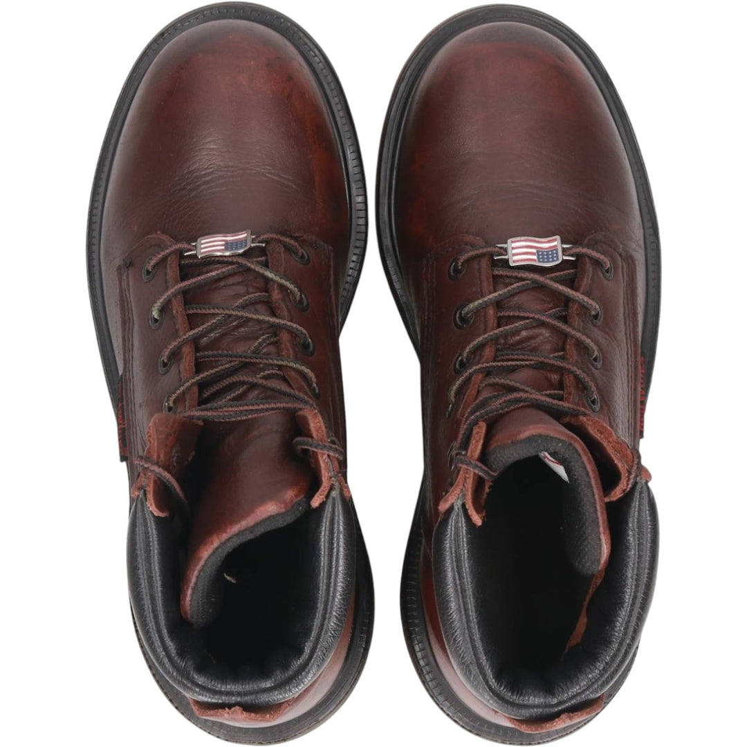 Red Wing 606 Work Boots, Made in USA, Size 6 D Women's 23.0cm genuine leather burgundy type Vintage Second Hand