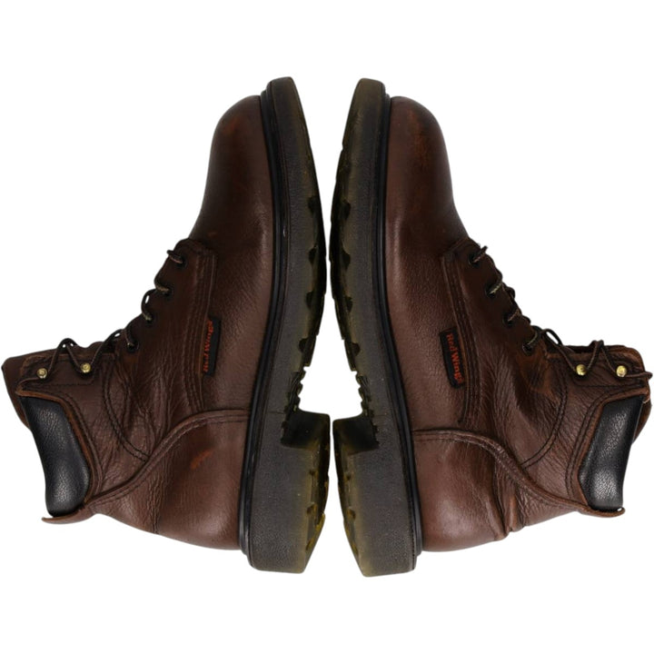 Red Wing 606 Work Boots, Made in USA, Size 6 D Women's 23.0cm genuine leather burgundy type Vintage Second Hand