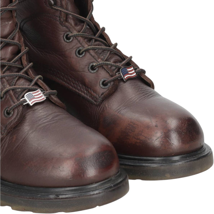 Red Wing 606 Work Boots, Made in USA, Size 6 D Women's 23.0cm genuine leather burgundy type Vintage Second Hand
