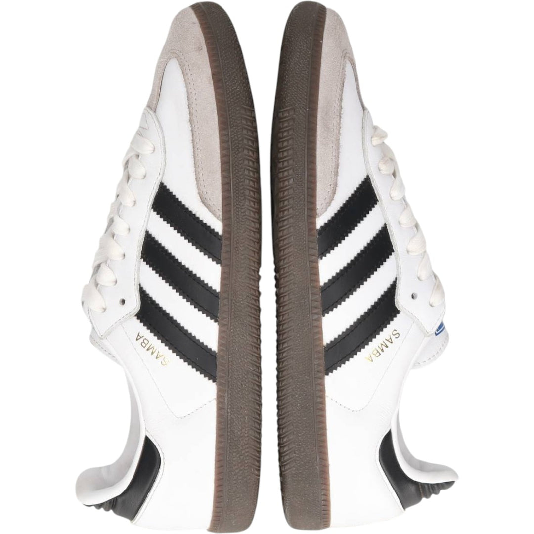 Adidas SAMBA OG sneakers, size 7 1/2 Men's 25.5cm unclear white type Vintage Second Hand