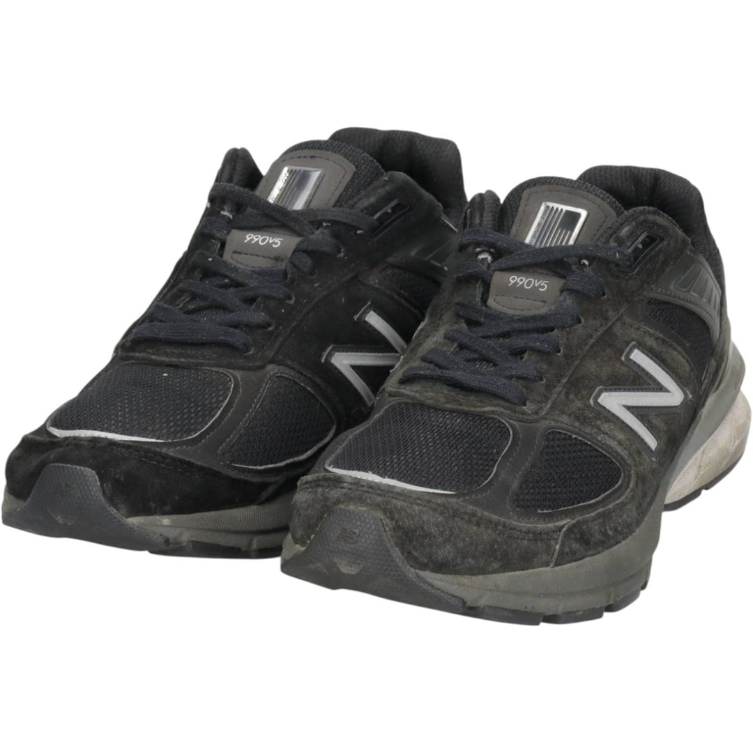 New Balance 990v5 sneakers, made in the USA. Men's 27.0cm unclear black type Vintage Second Hand