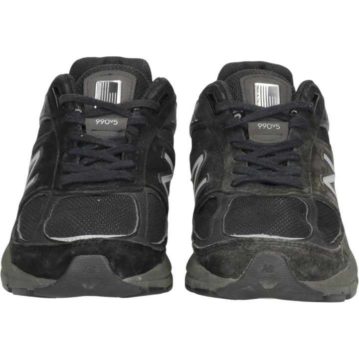 New Balance 990v5 sneakers, made in the USA. Men's 27.0cm unclear black type Vintage Second Hand