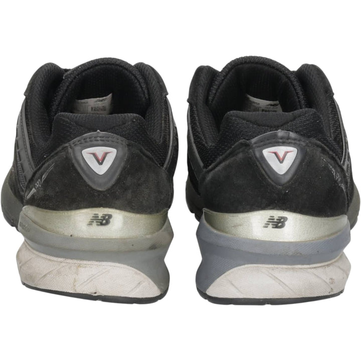 New Balance 990v5 sneakers, made in the USA. Men's 27.0cm unclear black type Vintage Second Hand