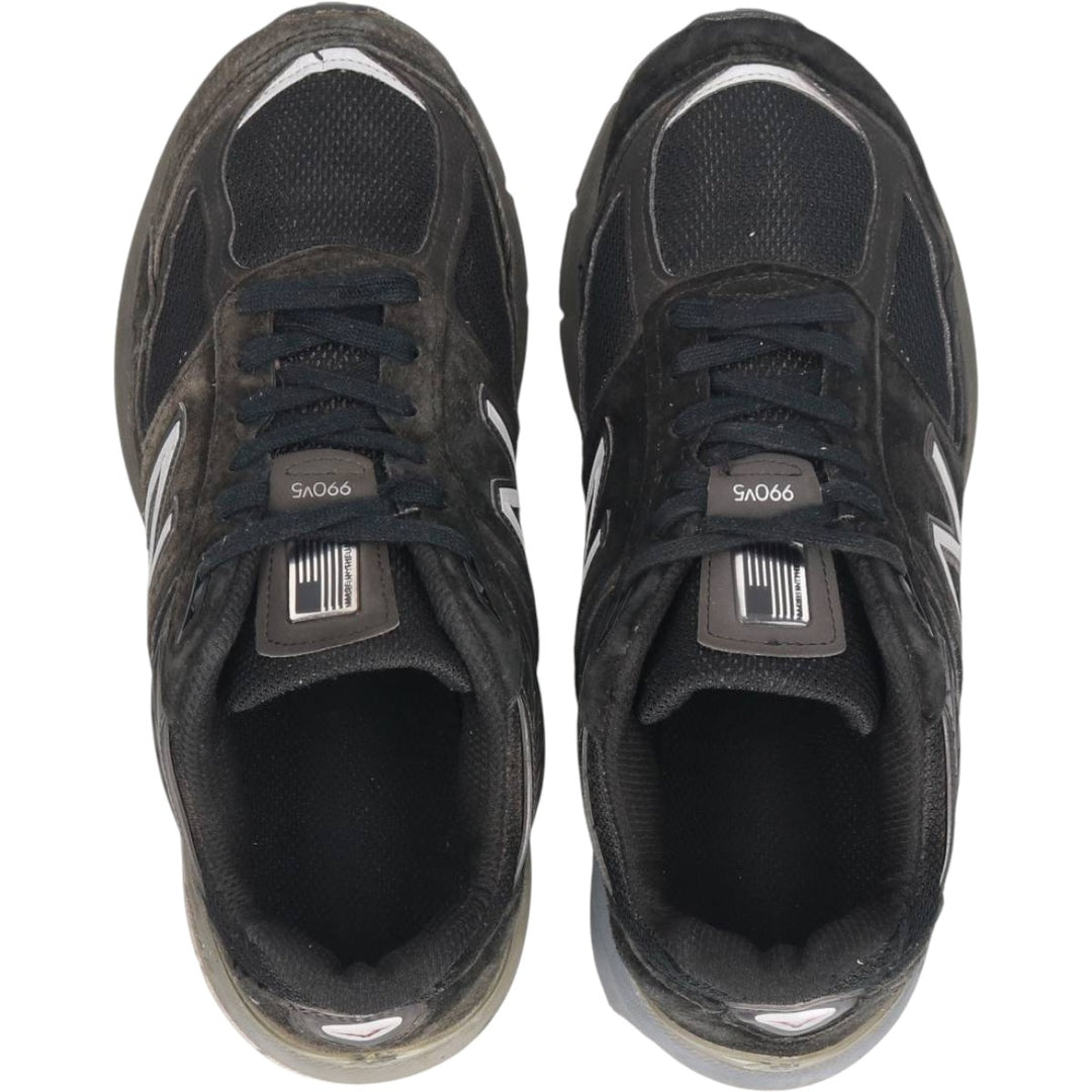 New Balance 990v5 sneakers, made in the USA. Men's 27.0cm unclear black type Vintage Second Hand