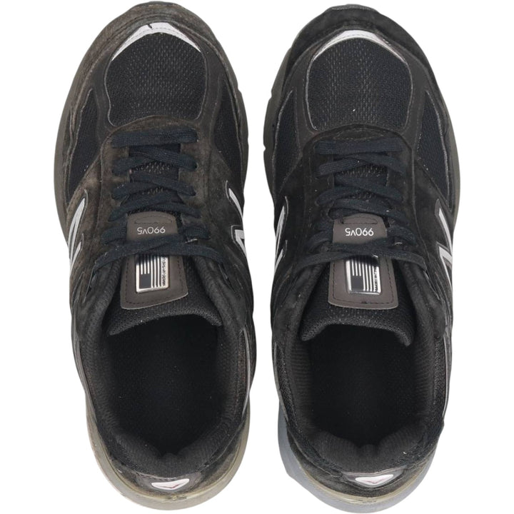 New Balance 990v5 sneakers, made in the USA. Men's 27.0cm unclear black type Vintage Second Hand