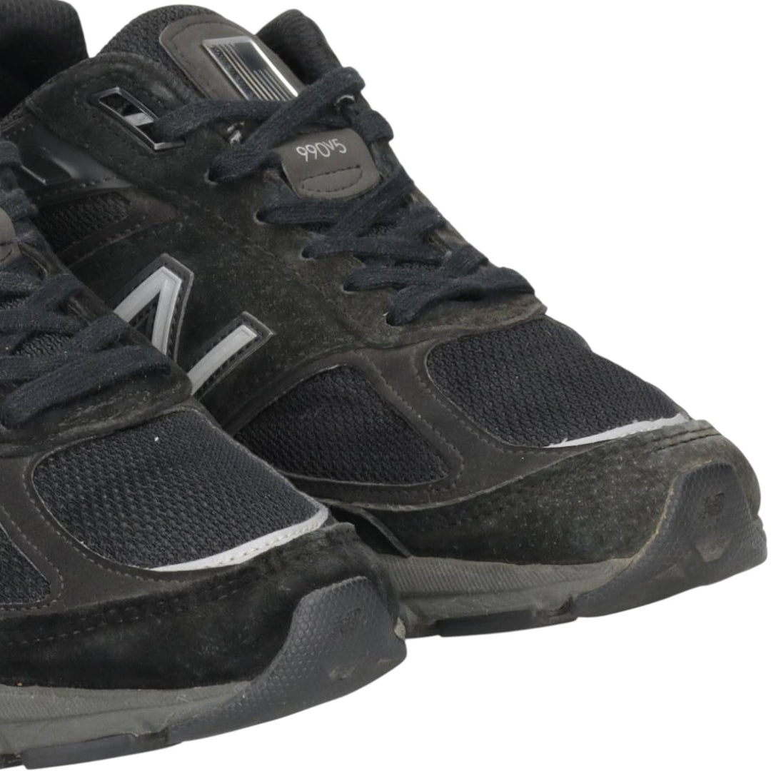New Balance 990v5 sneakers, made in the USA. Men's 27.0cm unclear black type Vintage Second Hand