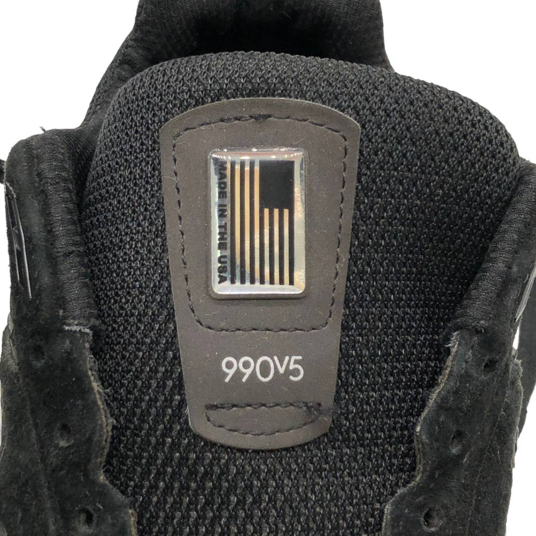 New Balance 990v5 sneakers, made in the USA. Men's 27.0cm unclear black type Vintage Second Hand