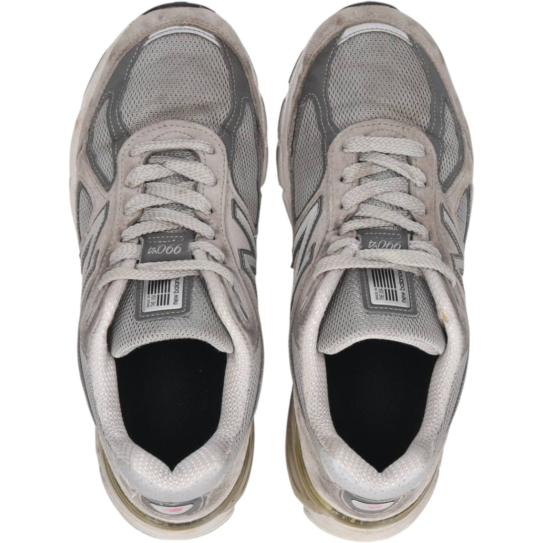 New Balance 990 v4 sneakers, made in the USA. Men's 26.0cm unclear gray type Vintage Second Hand