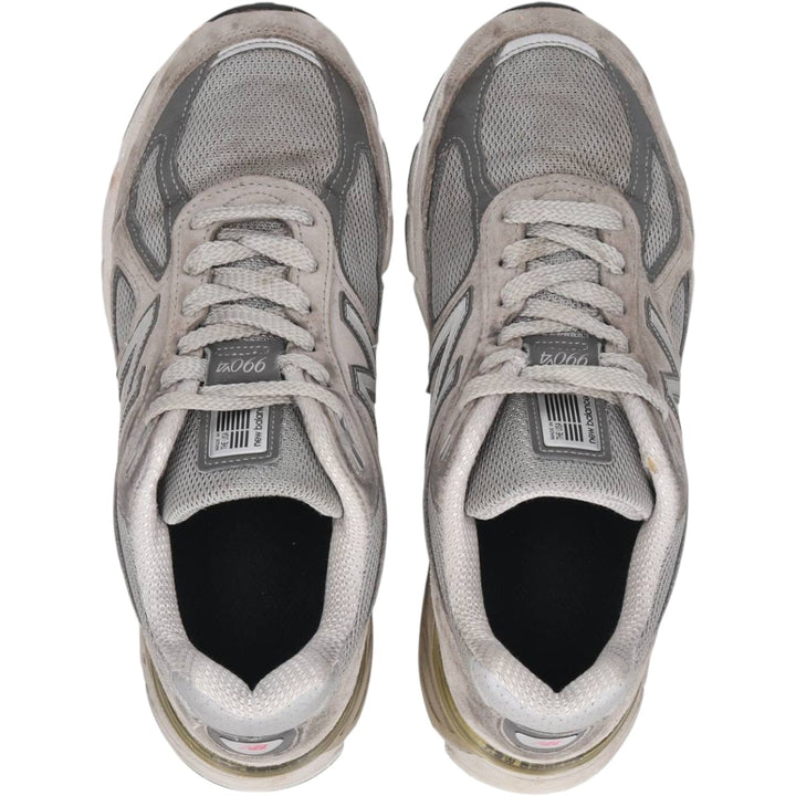 New Balance 990 v4 sneakers, made in the USA. Men's 26.0cm unclear gray type Vintage Second Hand