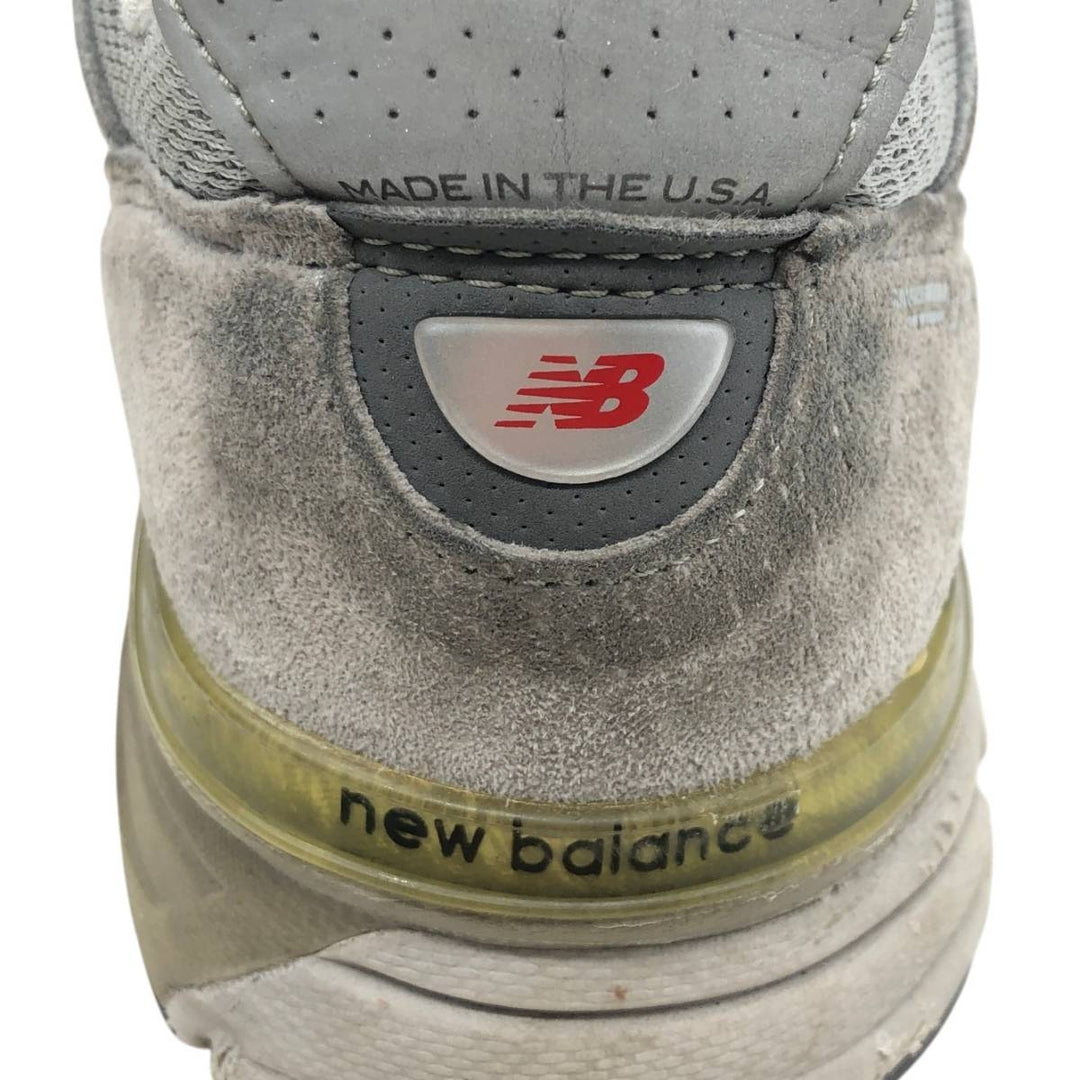 New Balance 990 v4 sneakers, made in the USA. Men's 26.0cm unclear gray type Vintage Second Hand