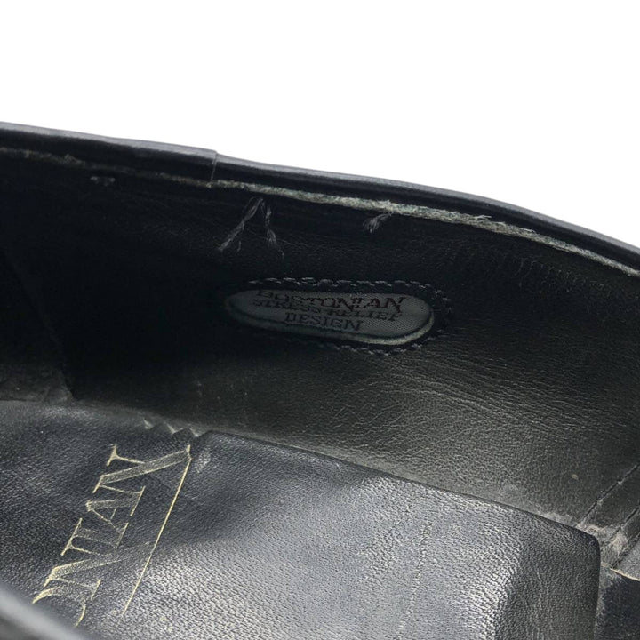 Bostonian Full Brogue Wingtip Tassel Loafers, Size 9D Men's 27.0cm unclear black type Vintage Second Hand