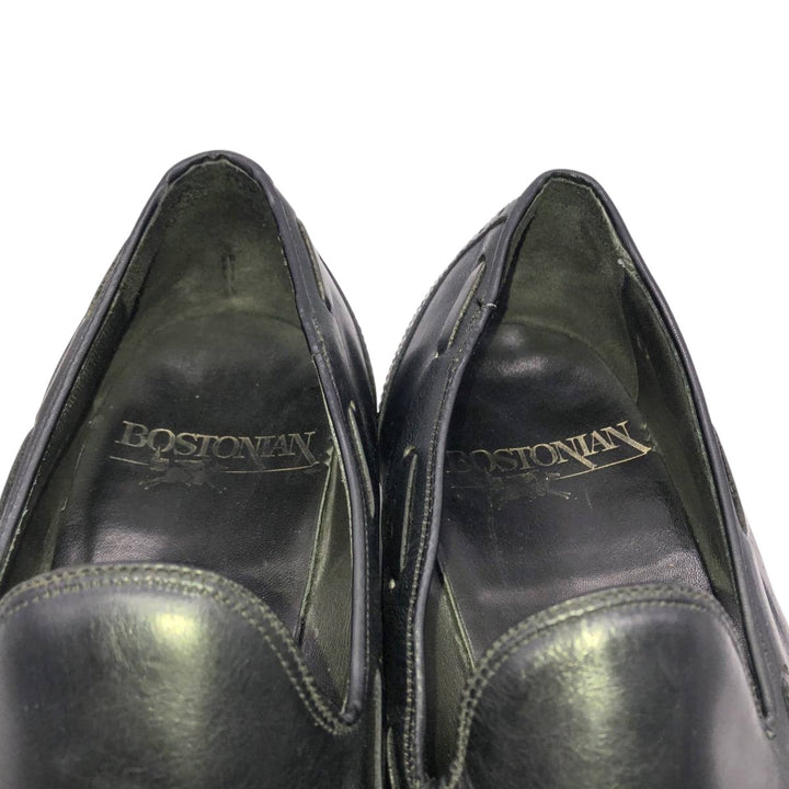 Bostonian Full Brogue Wingtip Tassel Loafers, Size 9D Men's 27.0cm unclear black type Vintage Second Hand